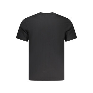 North Sails Ανδρικό Μαύρο T-Shirt με στρογγυλή λαιμόκοψη και λογότυπο