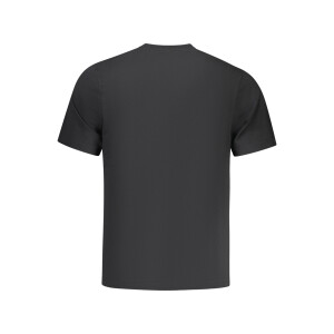 North Sails ανδρικό t-shirt σε μαύρο χρώμα με στρογγυλή λαιμόκοψη και print με λογότυπο