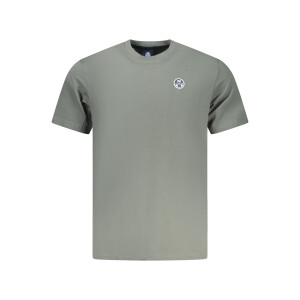 North Sails ανδρικό πράσινο t-shirt με στρογγυλή λαιμόκοψη