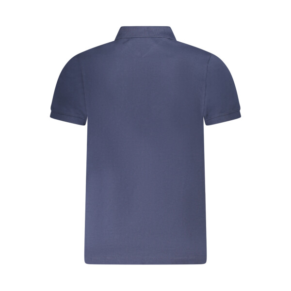Tommy Hilfiger ανδρική polo μπλούζα σε μπλε χρώμα με λογότυπο