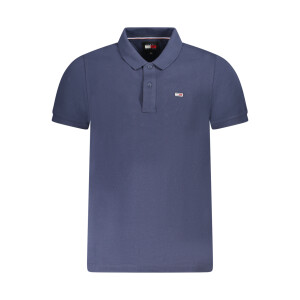 Tommy Hilfiger ανδρική polo μπλούζα σε μπλε χρώμα με λογότυπο