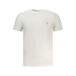 Guess Jeans Ανδρικό Λευκό T-shirt με λογότυπο