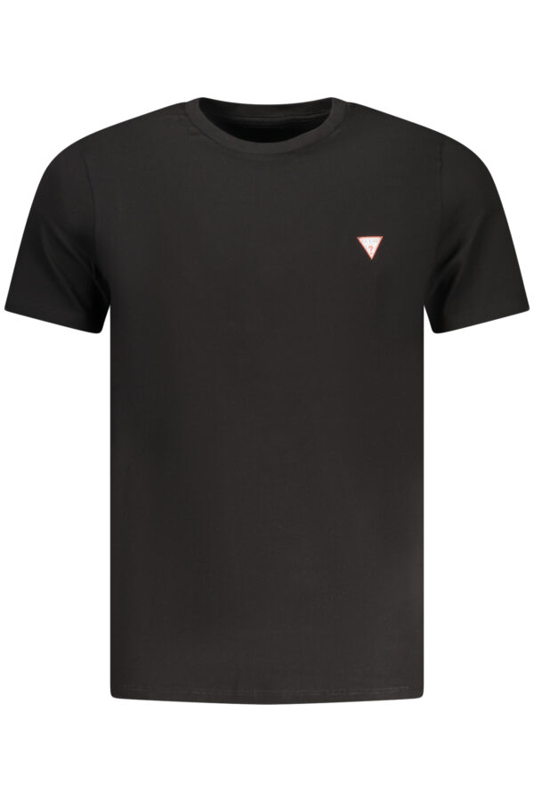 Guess Jeans Ανδρικό Μαύρο T-shirt με λογότυπο