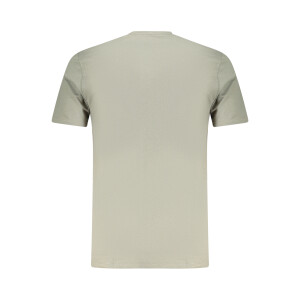 BOSS Ανδρικό Πράσινο T-shirt με στρογγυλή λαιμόκοψη και λογότυπο