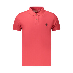Timberland Ανδρική Κόκκινη Polo Μπλούζα με κεντημένο λογότυπο