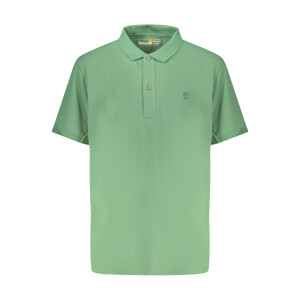 Timberland Ανδρική Πράσινη Polo Μπλούζα με κεντημένο λογότυπο