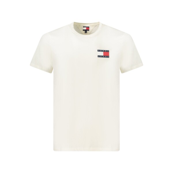 Tommy Hilfiger Ανδρικό Λευκό T-Shirt με print λογότυπο