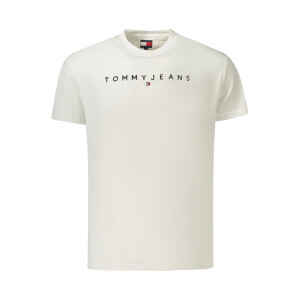 Tommy Hilfiger Ανδρικό Λευκό T-shirt με στρογγυλή λαιμόκοψη