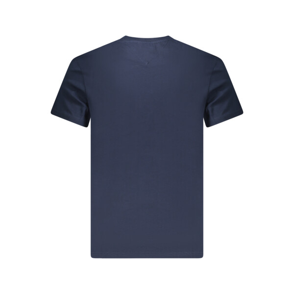 Tommy Hilfiger ανδρικό μπλε T-shirt με στρογγυλή λαιμόκοψη και print λογότυπο