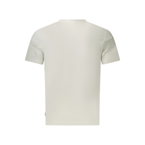 Pepe Jeans ανδρικό λευκό t-shirt με στρογγυλή λαιμόκοψη και print λογότυπο