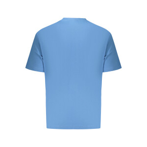 Napapijri ανδρικό t-shirt σε μπλε χρώμα με στρογγυλή λαιμόκοψη και print λογότυπο
