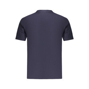 Napapijri ανδρικό μπλε t-shirt με στρογγυλή λαιμόκοψη και λογότυπο