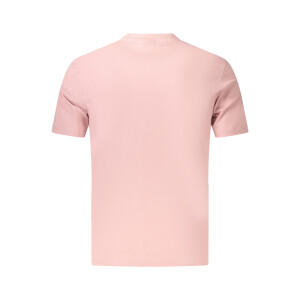 Napapijri ανδρικό t-shirt σε ροζ χρώμα με στρογγυλή λαιμόκοψη