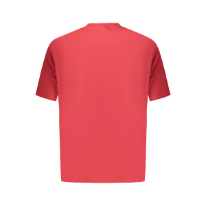 Napapijri ανδρικό κόκκινο t-shirt με στρογγυλή λαιμόκοψη και λογότυπο