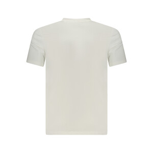 Guess Jeans Ανδρικό Λευκό T-shirt με ανάγλυφο λογότυπο