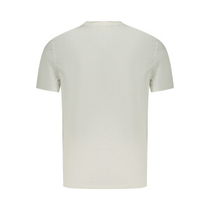 Calvin Klein Ανδρικό Λευκό T-shirt με στρογγυλή λαιμόκοψη και λογότυπο