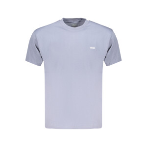 VANS Ανδρικό Μπλε T-shirt με στρογγυλή λαιμόκοψη και λογότυπο