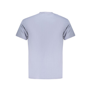 VANS Ανδρικό Μπλε T-shirt με στρογγυλή λαιμόκοψη και λογότυπο