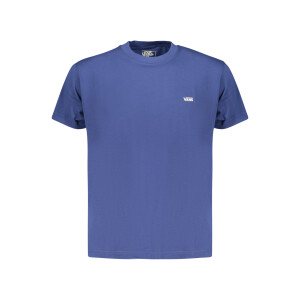 VANS ανδρικό t-shirt σε μπλε χρώμα με στρογγυλή λαιμόκοψη και print λογότυπο