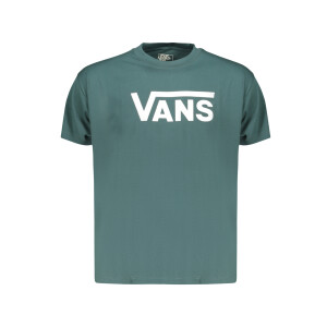 VANS Ανδρικό Πράσινο T-Shirt με στρογγυλή λαιμόκοψη και λογότυπο