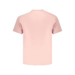 VANS ανδρικό t-shirt σε ροζ χρώμα με στρογγυλή λαιμόκοψη και λογότυπο