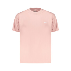 VANS ανδρικό t-shirt σε ροζ χρώμα με στρογγυλή λαιμόκοψη και λογότυπο