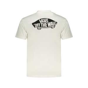 VANS Ανδρικό Λευκό T-shirt με print λογότυπο