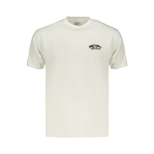 VANS Ανδρικό Λευκό T-shirt με print λογότυπο