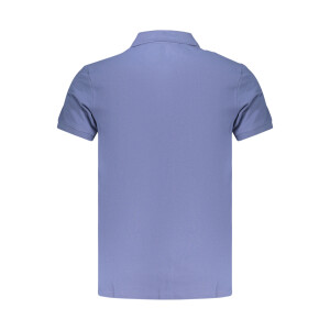 Timberland ανδρική polo μπλούζα σε μπλε χρώμα με κεντημένο λογότυπο