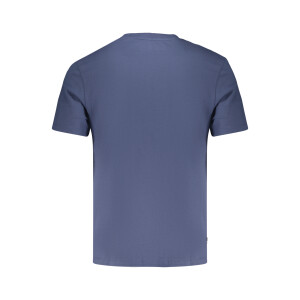 Timberland ανδρικό t-shirt σε μπλε χρώμα με print λογότυπο