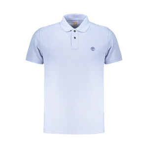 Timberland Ανδρική Μπλε Polo Μπλούζα με κοντά μανίκια και κεντημένο λογότυπο