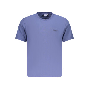 Pepe Jeans ανδρικό μπλε T-shirt με στρογγυλή λαιμόκοψη και λογότυπο