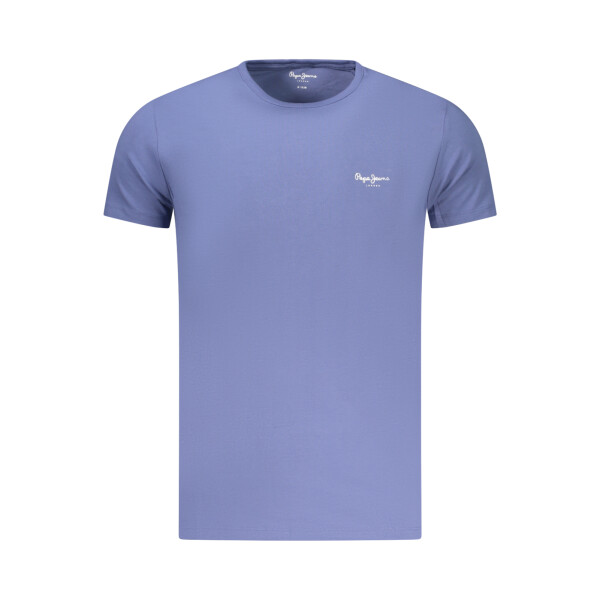 Pepe Jeans ανδρικό μπλε t-shirt με στρογγυλή λαιμόκοψη και print λογότυπο