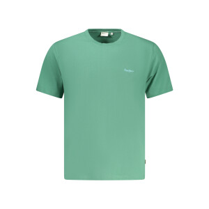 Pepe Jeans ανδρικό t-shirt σε πράσινο χρώμα με στρογγυλή λαιμόκοψη