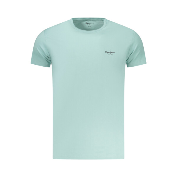 Pepe Jeans ανδρικό μπλε t-shirt με στρογγυλή λαιμόκοψη και print λογότυπο
