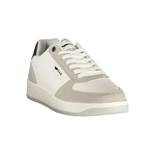 GAS Ανδρικά Λευκά Sneakers Kevin Mix με κορδόνια