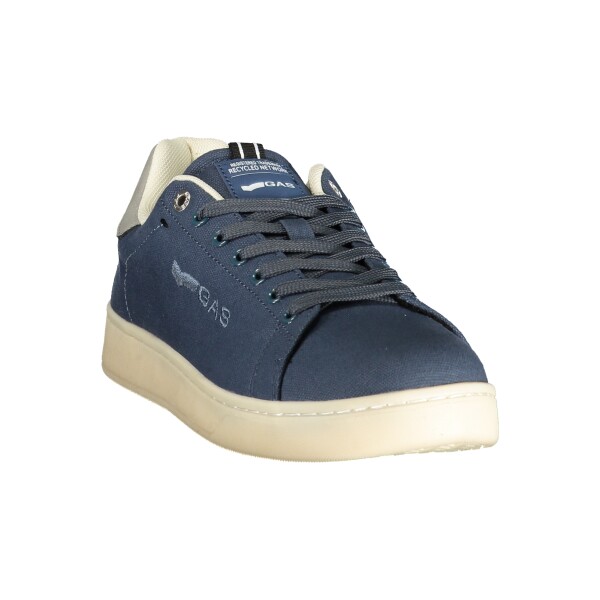 GAS Ανδρικά Μπλε Sneakers με κορδόνια και γκρι λεπτομέρειες