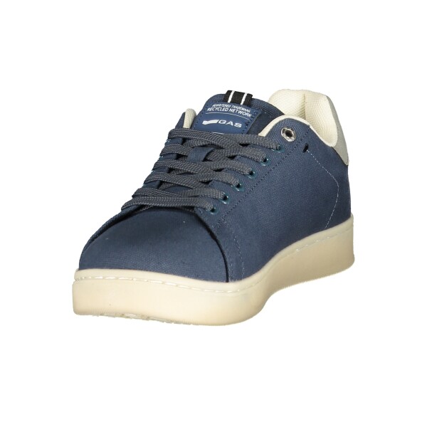 GAS Ανδρικά Μπλε Sneakers με κορδόνια και γκρι λεπτομέρειες