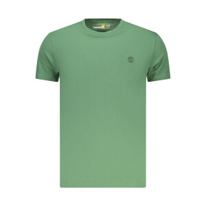 Timberland Ανδρικό Πράσινο T-shirt με στρογγυλή λαιμόκοψη