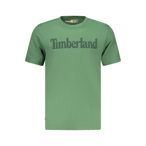 Timberland ανδρικό t-shirt σε πράσινο χρώμα με λογότυπο