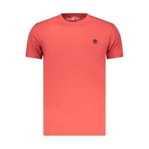 Timberland ανδρικό κόκκινο t-shirt με στρογγυλή λαιμόκοψη