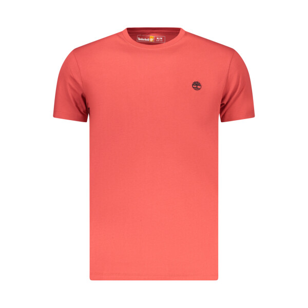 Timberland ανδρικό κόκκινο t-shirt με στρογγυλή λαιμόκοψη
