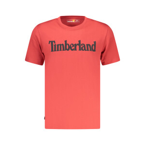 Timberland Ανδρικό Κόκκινο T-shirt με λογότυπο