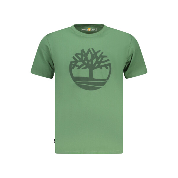 Timberland ανδρικό t-shirt σε πράσινο χρώμα με print λογότυπο