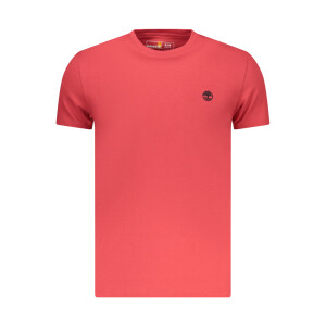 Timberland ανδρικό κόκκινο t-shirt με στρογγυλή λαιμόκοψη