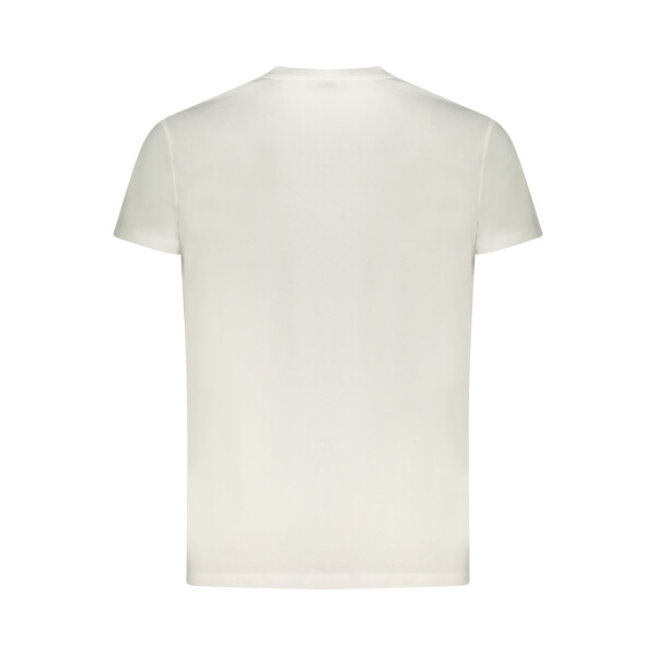 ICEBERG Ανδρικό Λευκό T-shirt με στρογγυλή λαιμόκοψη και print