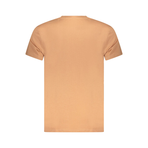 ICEBERG Ανδρικό Καφέ T-shirt με στρογγυλή λαιμόκοψη και print λογότυπο