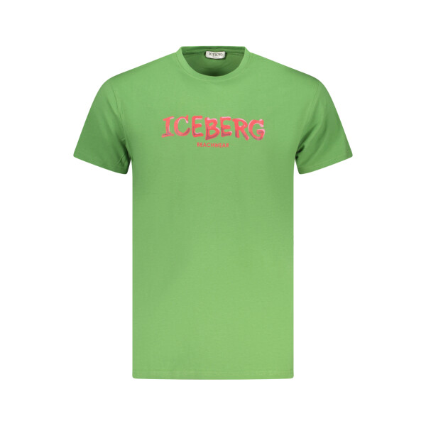 ICEBERG Ανδρικό Πράσινο T-shirt με print λογότυπο