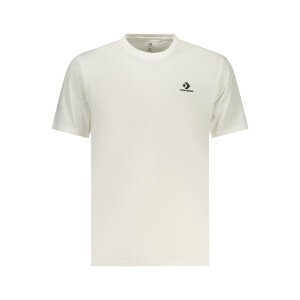 Converse Ανδρικό Λευκό T-shirt με στρογγυλή λαιμόκοψη