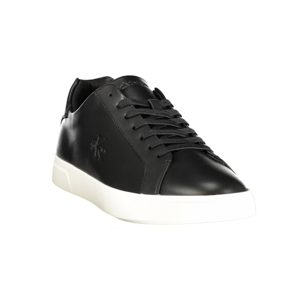 Calvin Klein ανδρικά μαύρα sneakers με κορδόνια και λογότυπο